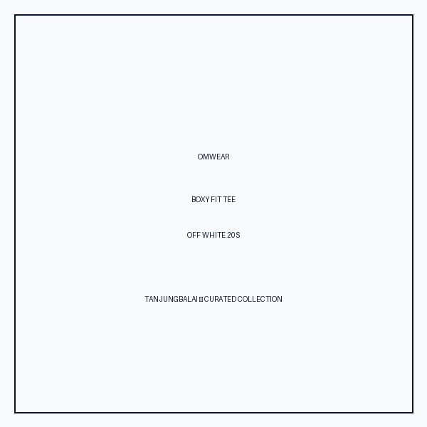 Minimalist Boxy Fit Tee - Off White